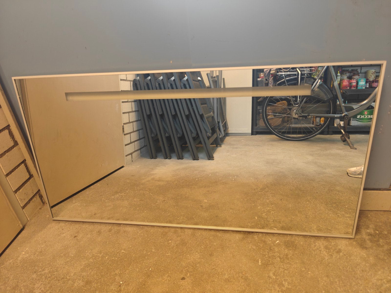 Bruynzeel Badkamerspiegel met Verlichting 120x60 cm, Ophalen, Gebruikt, 100 tot 125 cm, Minder dan 100 cm