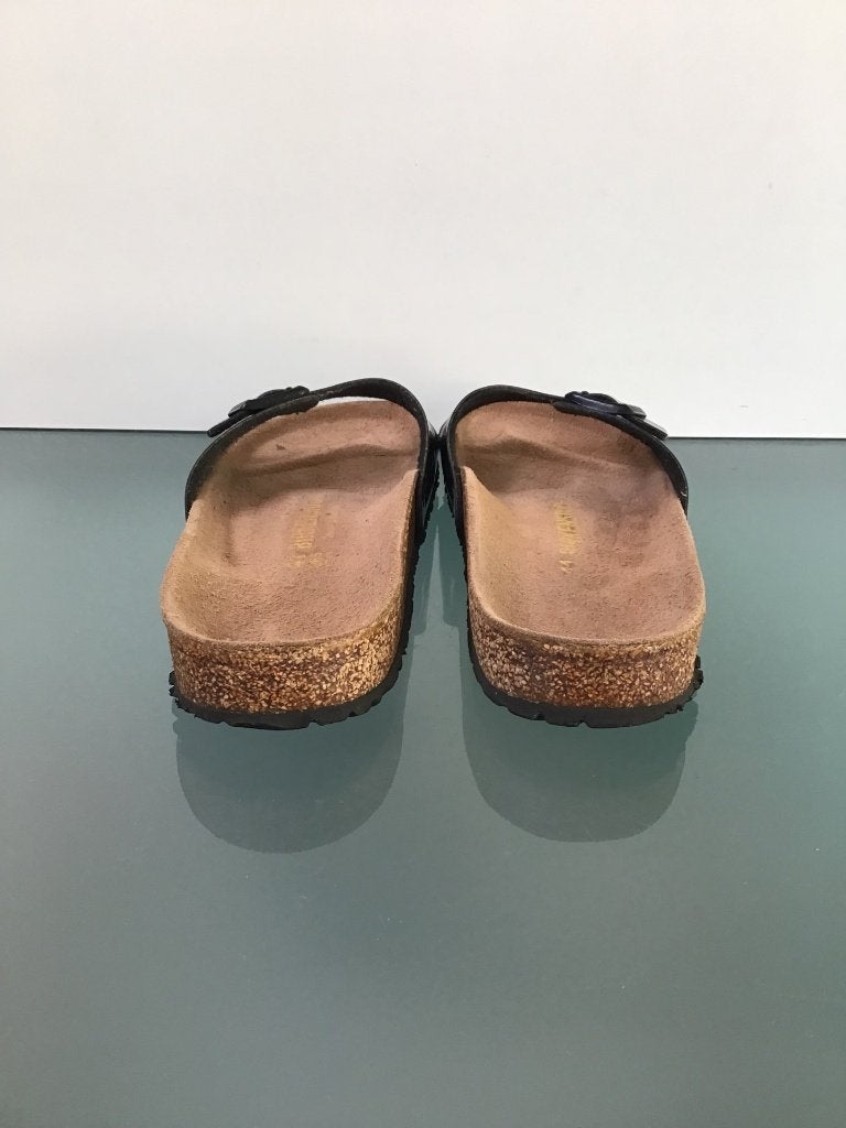 Birkenstock 41 | zwart | Madrid | Gratis verzenden, Kleding | Dames, Schoenen, Slippers, Verzenden, Zwart, Zo goed als nieuw