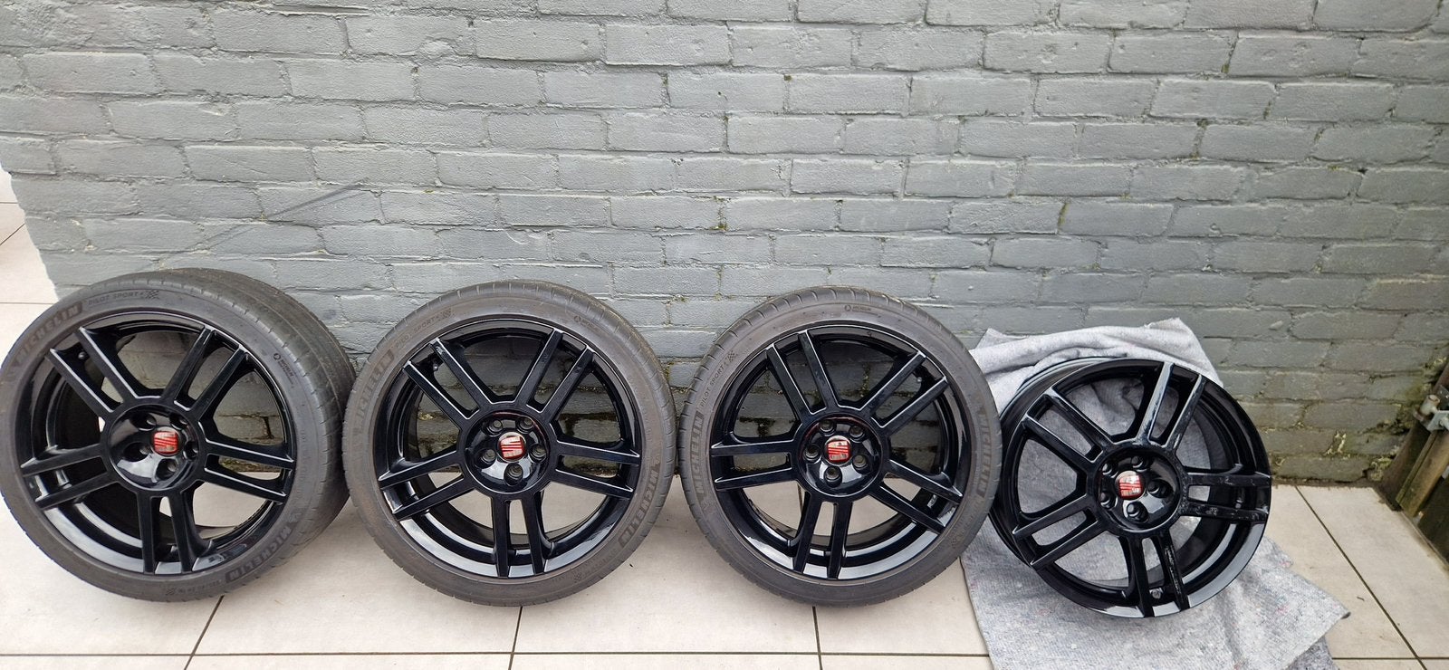 Orginele Ronal Seat Leon 1M Cupra R 18” velgen 5x100, Ophalen, 18 inch, Gebruikt, Banden en Velgen