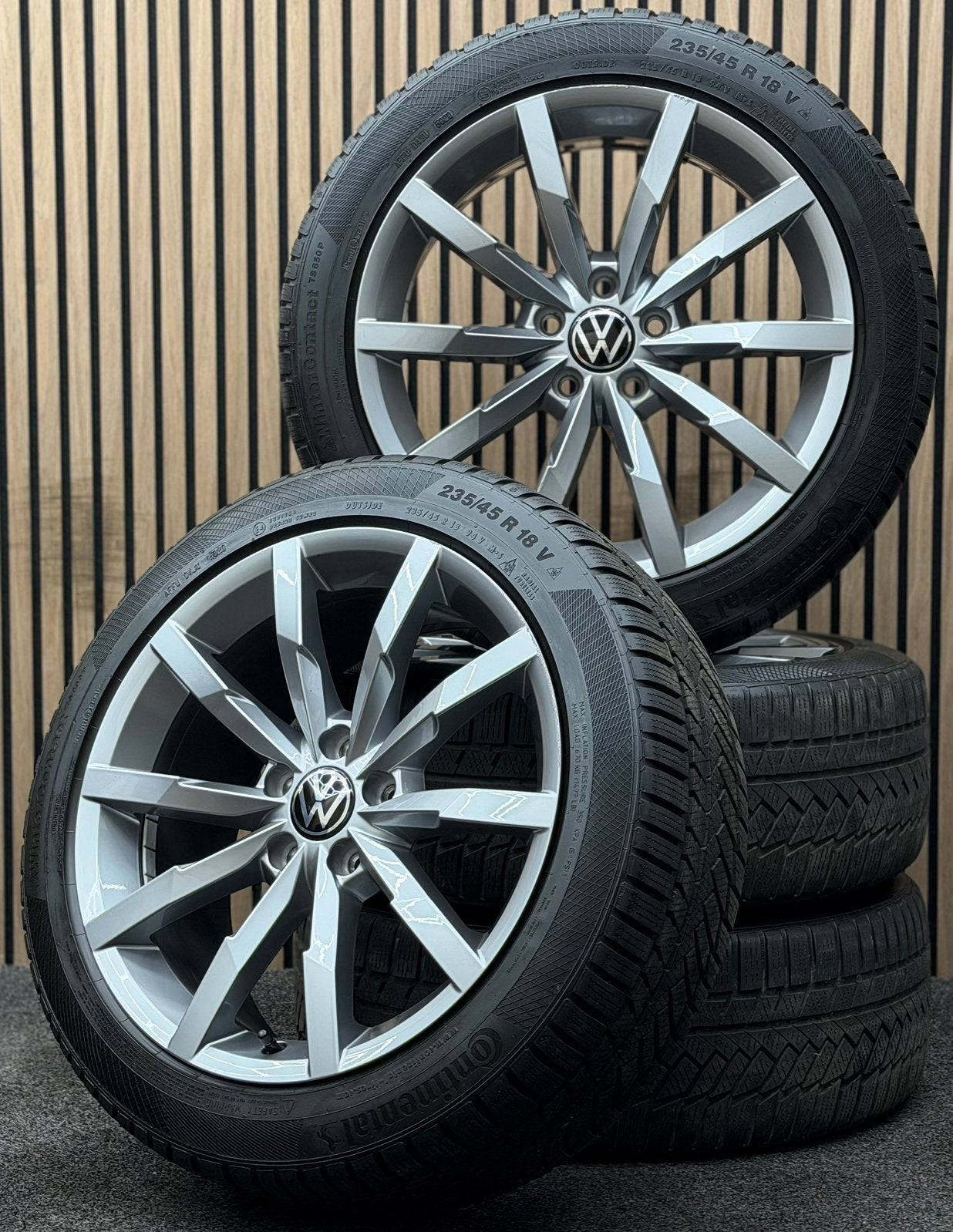 Originele 18 inch VW Passat B8 Monterey 5x112 Continental, Auto-onderdelen, Banden en Velgen, Ophalen, 18 inch, ., Banden en Velgen