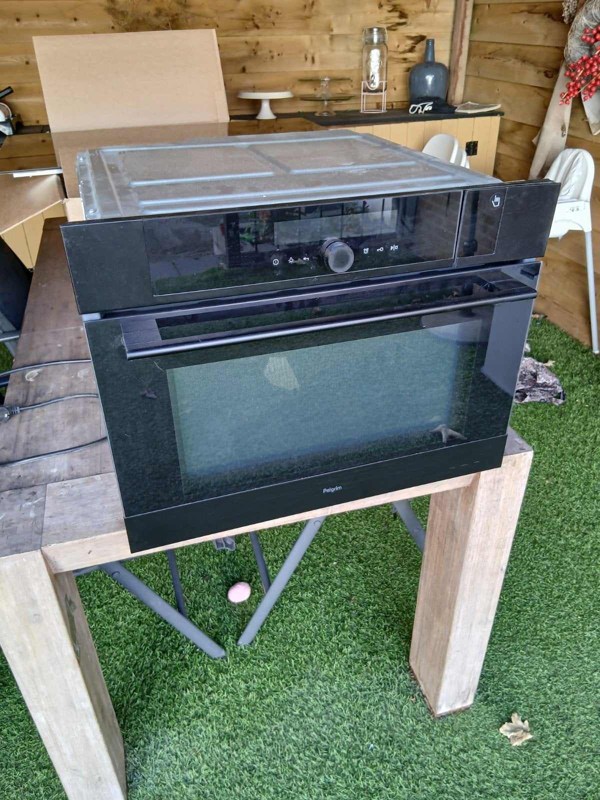 pelgrim oven met stoomfunctie, Ophalen, 45 tot 50 cm, Gebruikt, Hete lucht