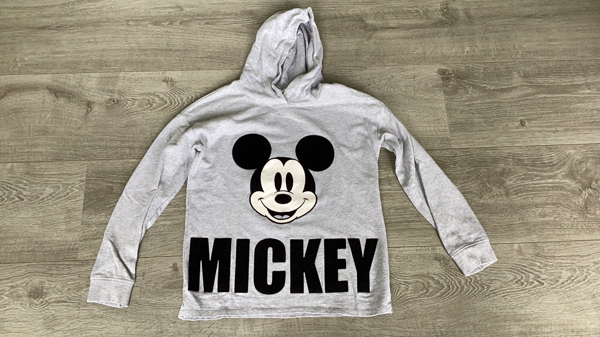 Mickey mouse hoodie/trui 164, Ophalen of Verzenden, Zo goed als nieuw, Jongen of Meisje, Trui of Vest