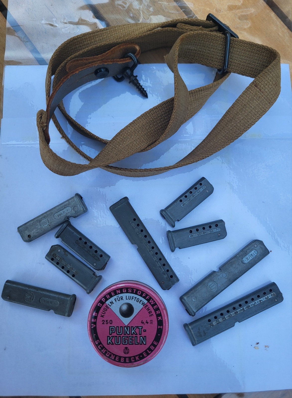 Passend op Haenel en  Anschutz kermis magazijnen en riem, Ophalen of Verzenden, Landmacht, Nederland, Kleding of Schoenen