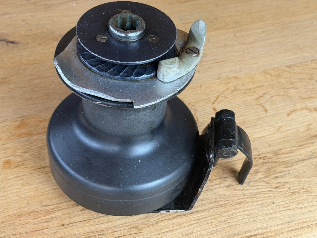 Meissner 26 two speed selftailing lier, Watersport en Boten, Ophalen of Verzenden, Gebruikt, Lijn of Blok