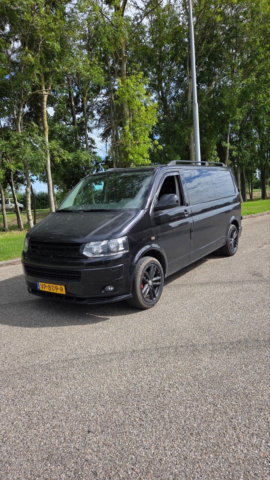 Volkswagen Transporter 2.0 TDI 103KW Business 2015 DC, Auto's, USB, Zwart, 4 cilinders, 1905 kg