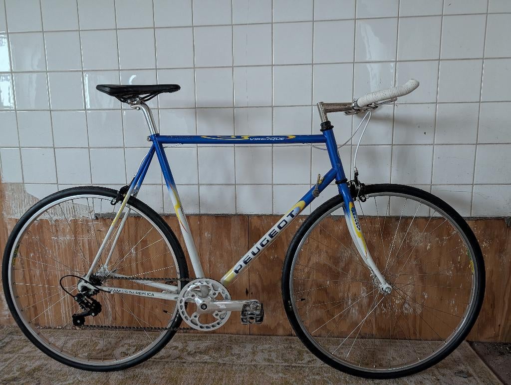 Peugeot 60cm racefiets 7 versnellingen met handremmen, Fietsen en Brommers, Fietsen | Heren | Herenfietsen, Velgrem, Versnellingen