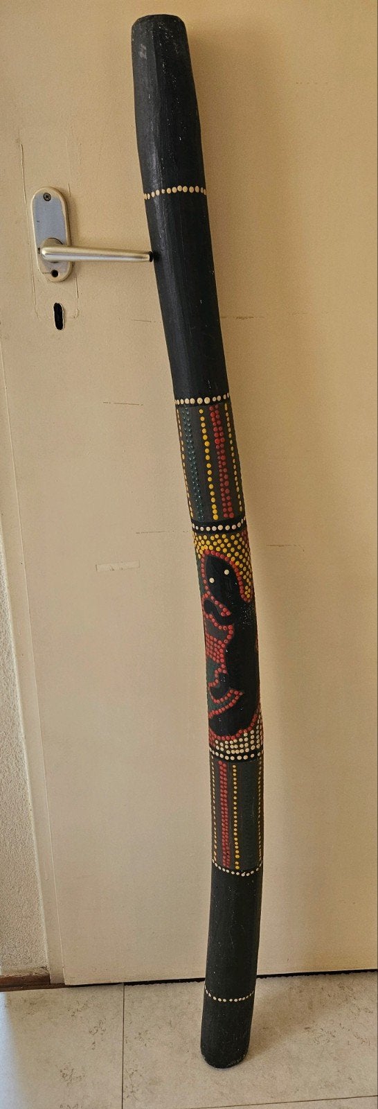 Didgeridoo - Handgeschilderd Australisch Muziekinstrument, Ophalen of Verzenden, Gebruikt, Overige soorten