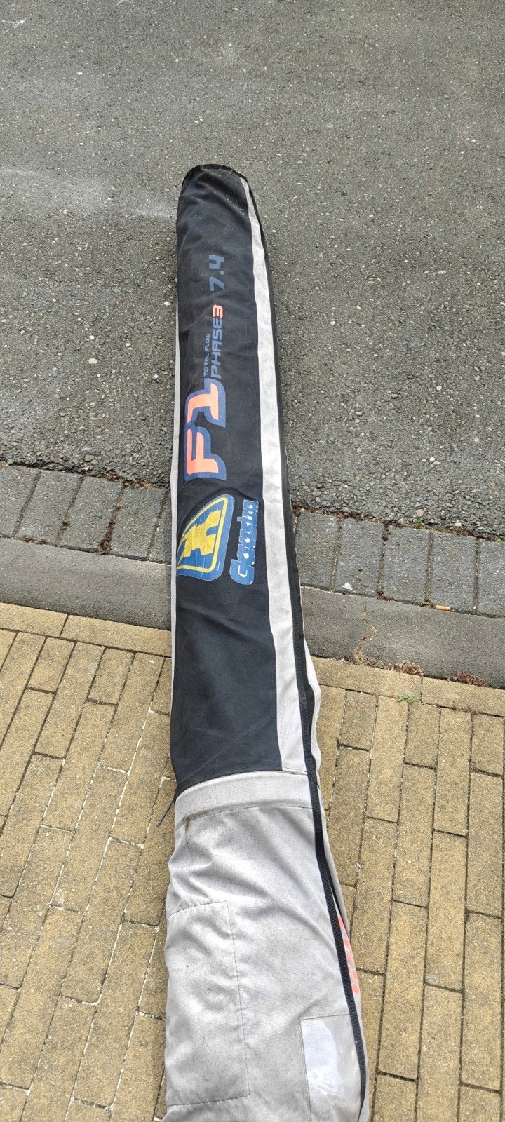 Gaastra 7.4 surfzeil  te varen met 4m mast . klein prijsje., Gebruikt, Gaastra, 6.5 m² tot 8 m², Ophalen of Verzenden