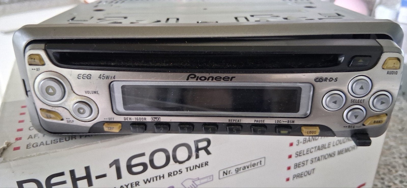 auto radio cd player, Ophalen, Zo goed als nieuw