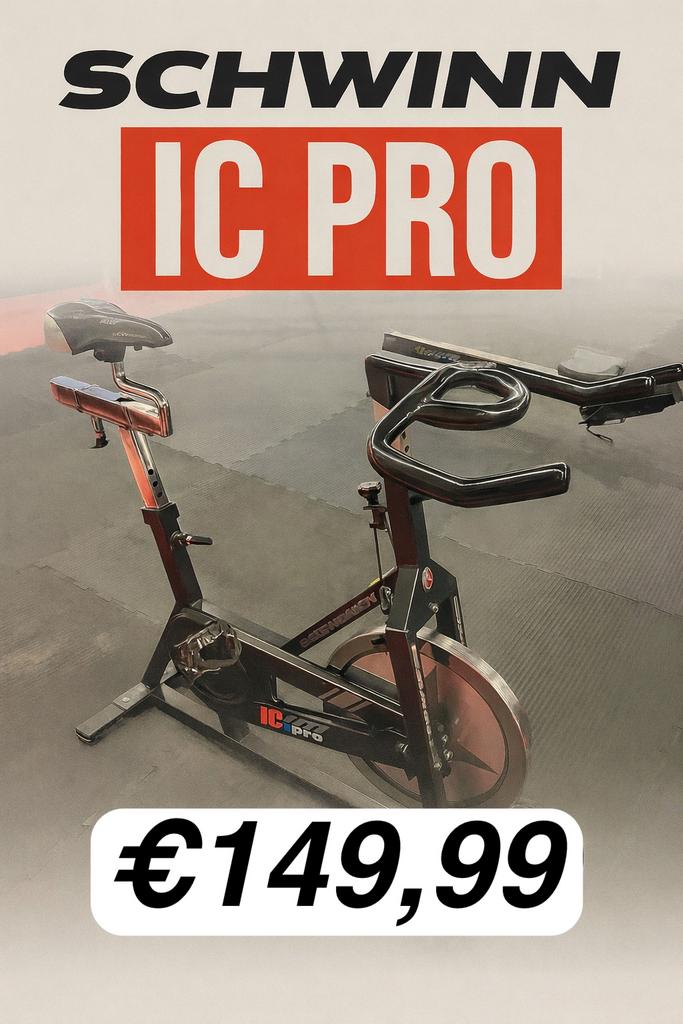 Schwinn IC Pro Spinningfiets – Sportschoolkwaliteit –149,99, Ophalen, Spinningfiets, Zo goed als nieuw, Metaal