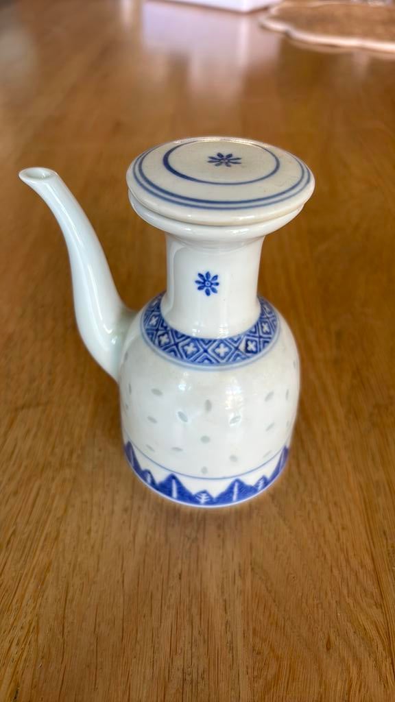 Chinees rijstkorrel servies kannetje, Antiek en Kunst, Ophalen