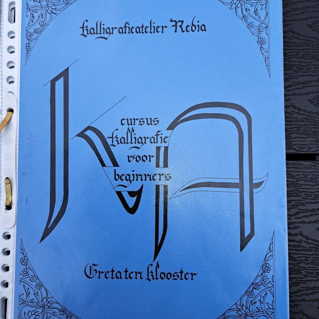 kalligraphy cursus, Ophalen of Verzenden, Gebruikt
