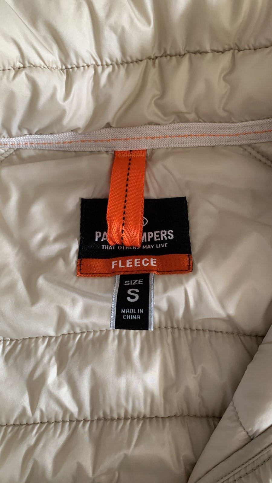 Parajumpers Fleece Jas - Maat S - Beige, Kleding | Dames, Jassen | Winter, Ophalen of Verzenden, Zo goed als nieuw, Maat 36 (S)