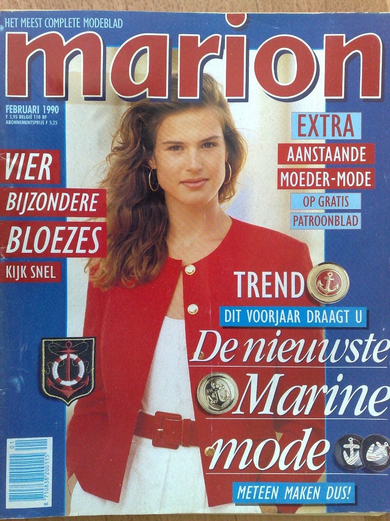 5 x Marion zelfmaakmode uit jaargang 1990, Verzenden, Gebruikt, Vrouw, Marion