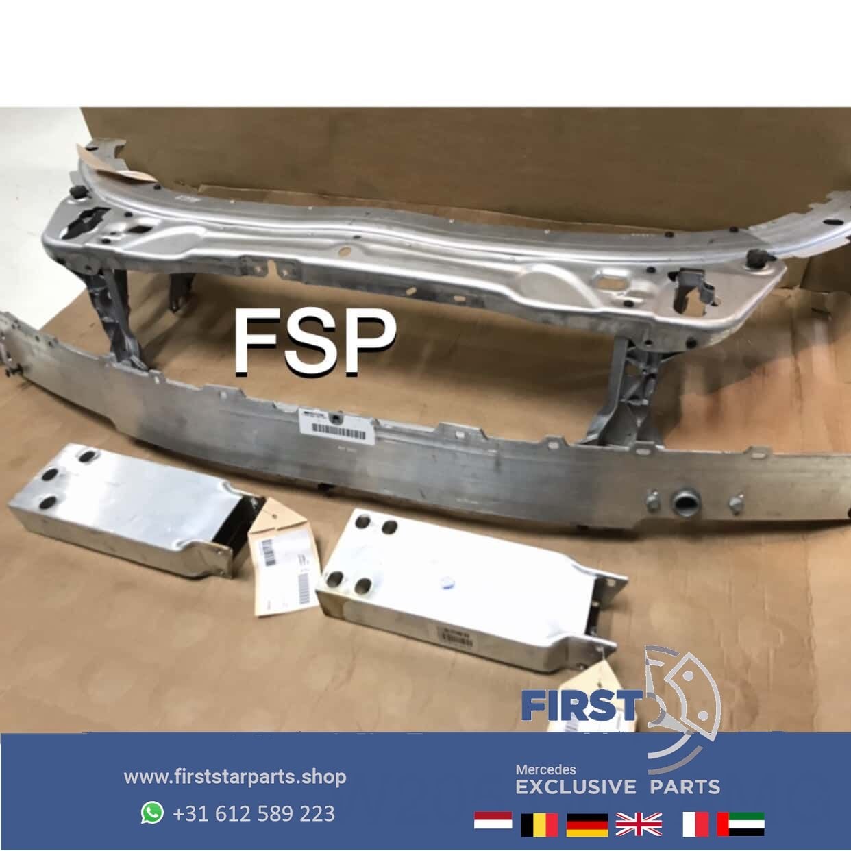 W205 C205 S205 C63 AMG VOORFRONT COMPLEET FRONT Mercedes C K, Gebruikt, -, Voor, Ophalen of Verzenden