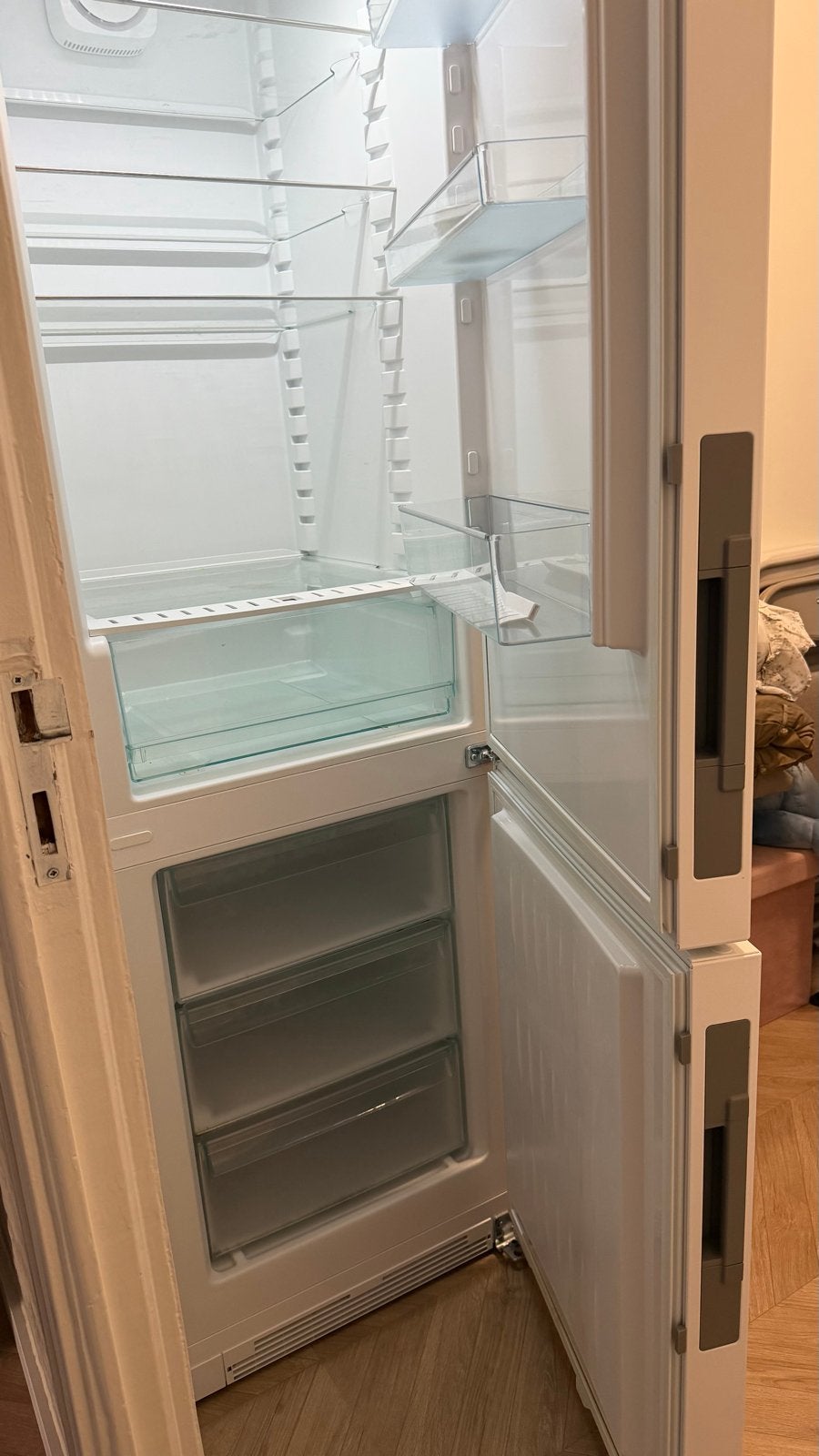 Miele Koel-vriescombinatie - Zo goed als nieuw, Witgoed en Apparatuur, Koelkasten en IJskasten, 200 liter of meer, 60 cm of meer
