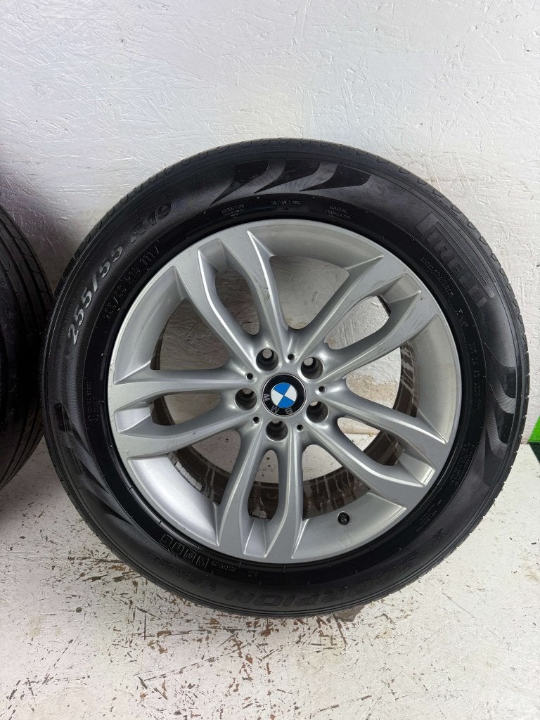 Originele BMW X5 X6 velgen 19" 5x120 Style 424 zomer E70 E71, Auto-onderdelen, Banden en Velgen, Gebruikt, 255 mm, Banden en Velgen