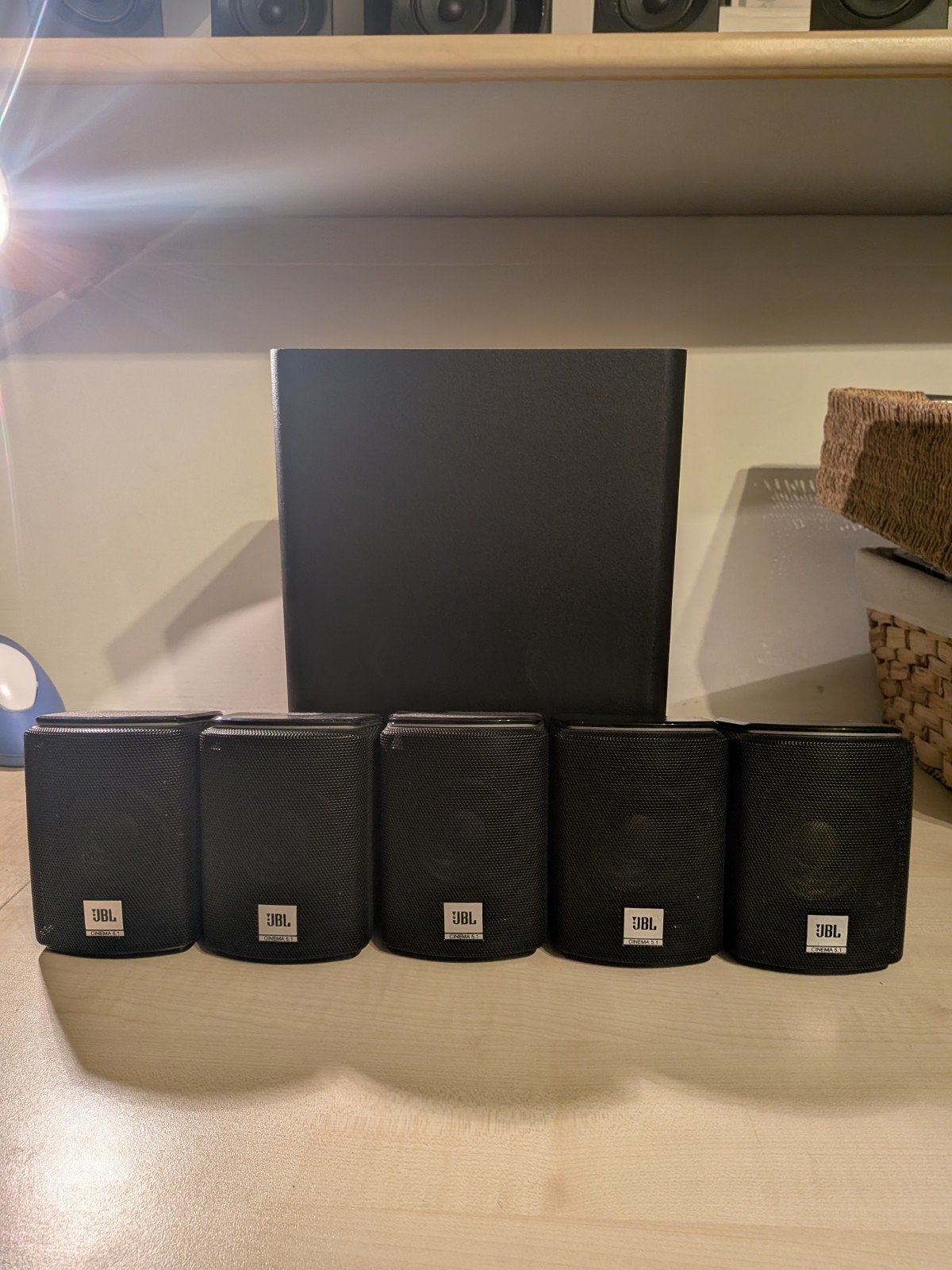 JBL Cinema 510 5.1 Home Cinema Systeem, Overige merken, 70 watt of meer, Ophalen of Verzenden, Zo goed als nieuw