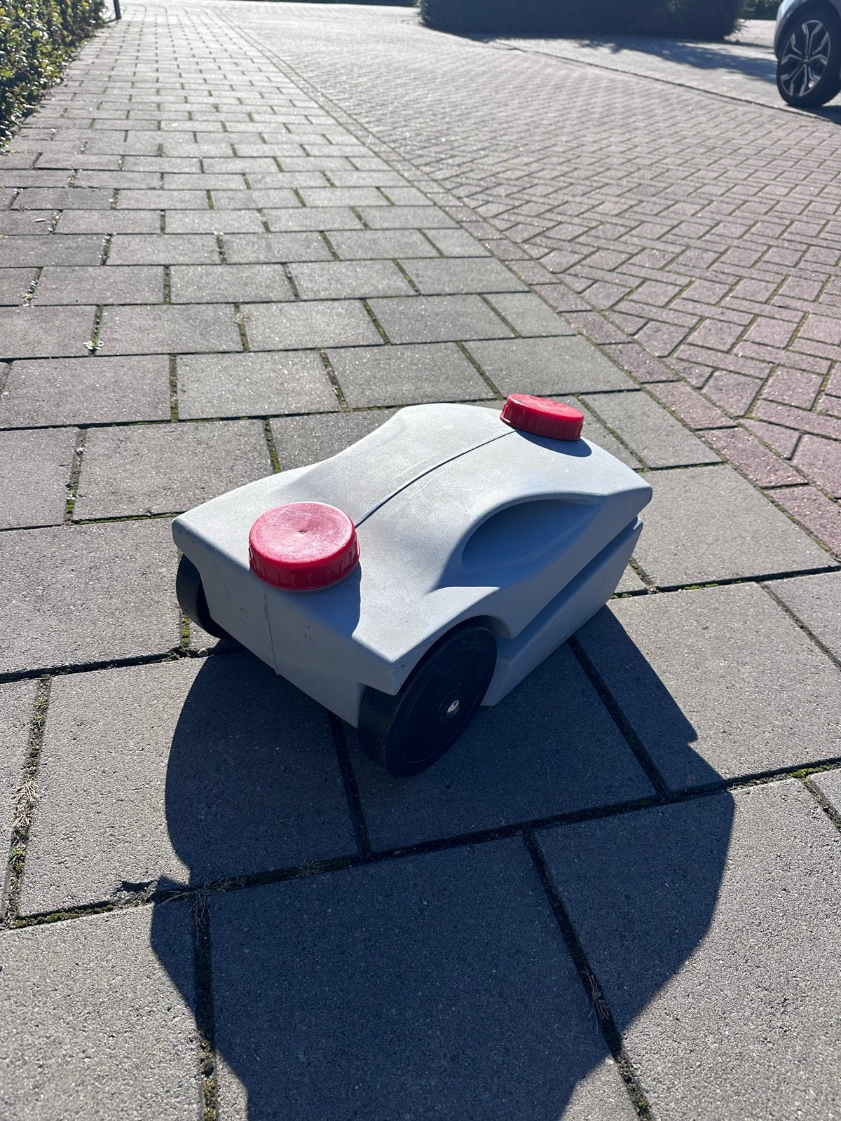 Mobiele afvalwatertank met wielen voor caravan/camper, Caravans en Kamperen, Ophalen, Gebruikt