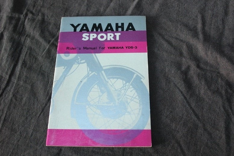 Yamaha YDS-3 Sport 250cc twin 1965 ?? rider's manual, Ophalen of Verzenden, Yamaha