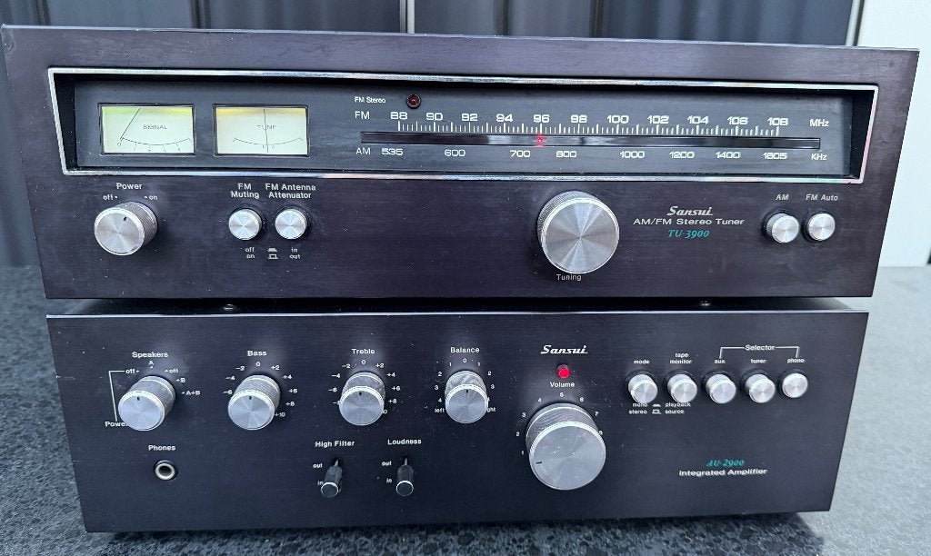 Sansui AU-2900 + TU-3900 | Matching Vintage HiFi Set, Overige merken, Refurbished, Ophalen of Verzenden, Minder dan 60 watt