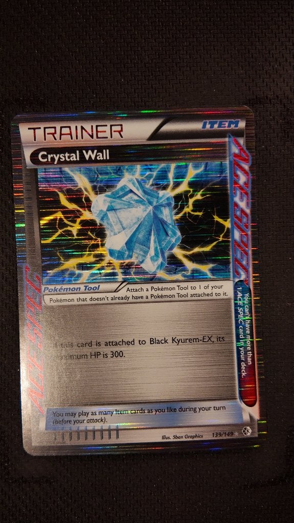 Crystal Wall 1 139 Boundaries Crossed | Pokemon kaart, Ophalen, Zo goed als nieuw, Losse kaart, Foil