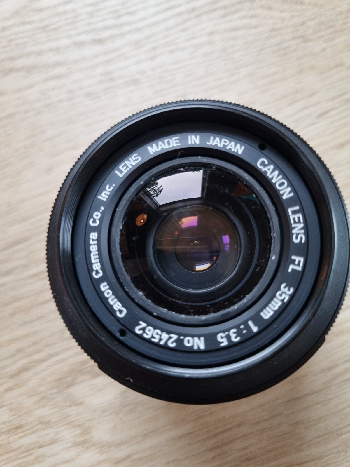 Canon FL 35mm 1:3.5 lens nr 24562 - Vintage Groothoeklens, Gebruikt, Canon, Canon FD, Handmatige focus