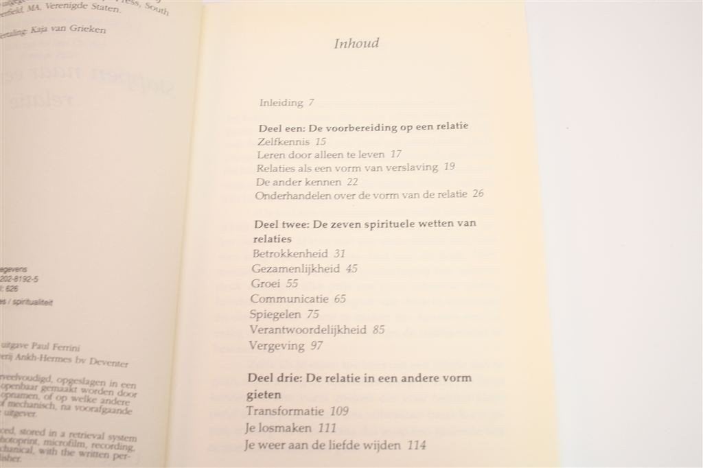 Paul Ferrini\'s Gids voor Relaties — De 7 Spirituele Wetten, Boeken, Ophalen of Verzenden, Gelezen, Overige onderwerpen, Achtergrond en Informatie