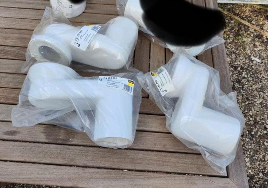 Viega toilet afvoerstukken excentrisch, Afvoer, Pvc, Ophalen of Verzenden, Zo goed als nieuw