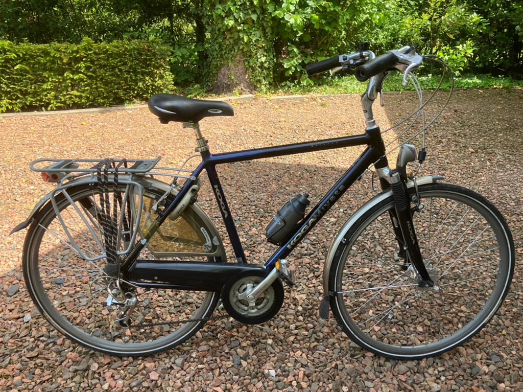 Koga Miyata toerfiets met versnellingen en fietstassen, Gebruikt, Versnellingen, 53 tot 57 cm, Ophalen