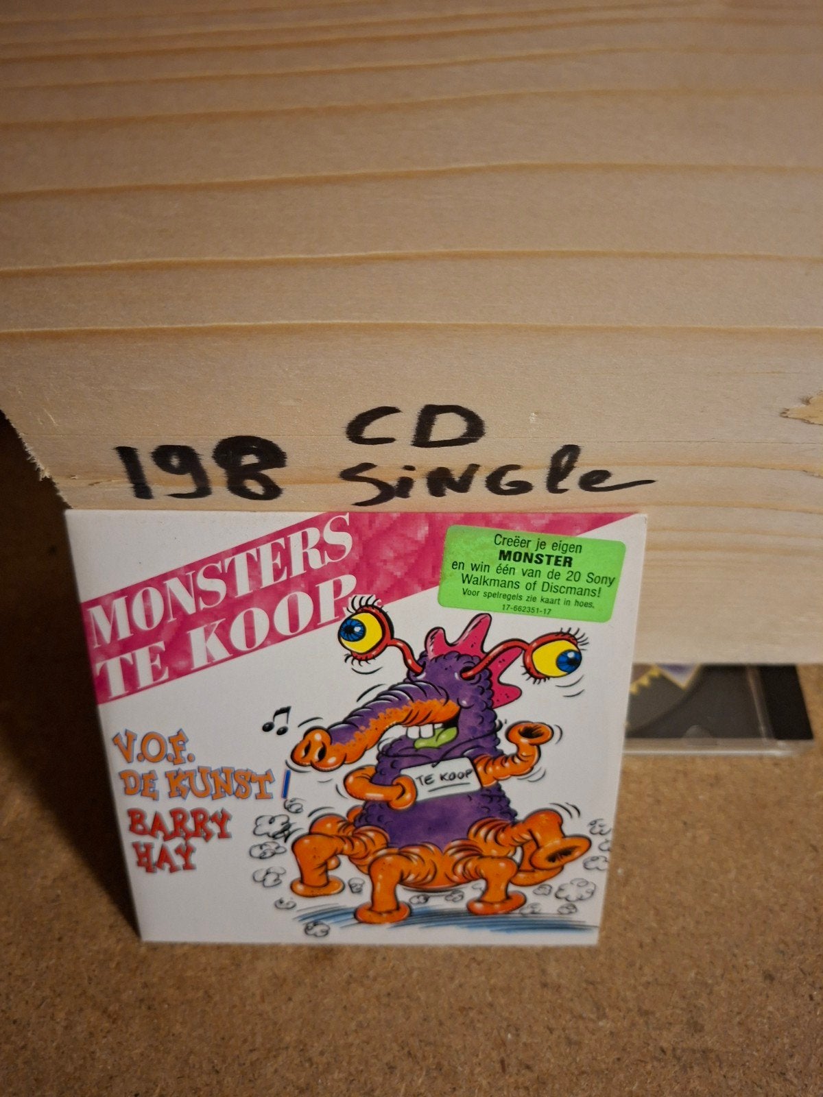 Monsters Te Koop - V.O.F. De Kunst / Barry Hay CD Single, Ophalen of Verzenden, Gebruikt, Nederlandstalig