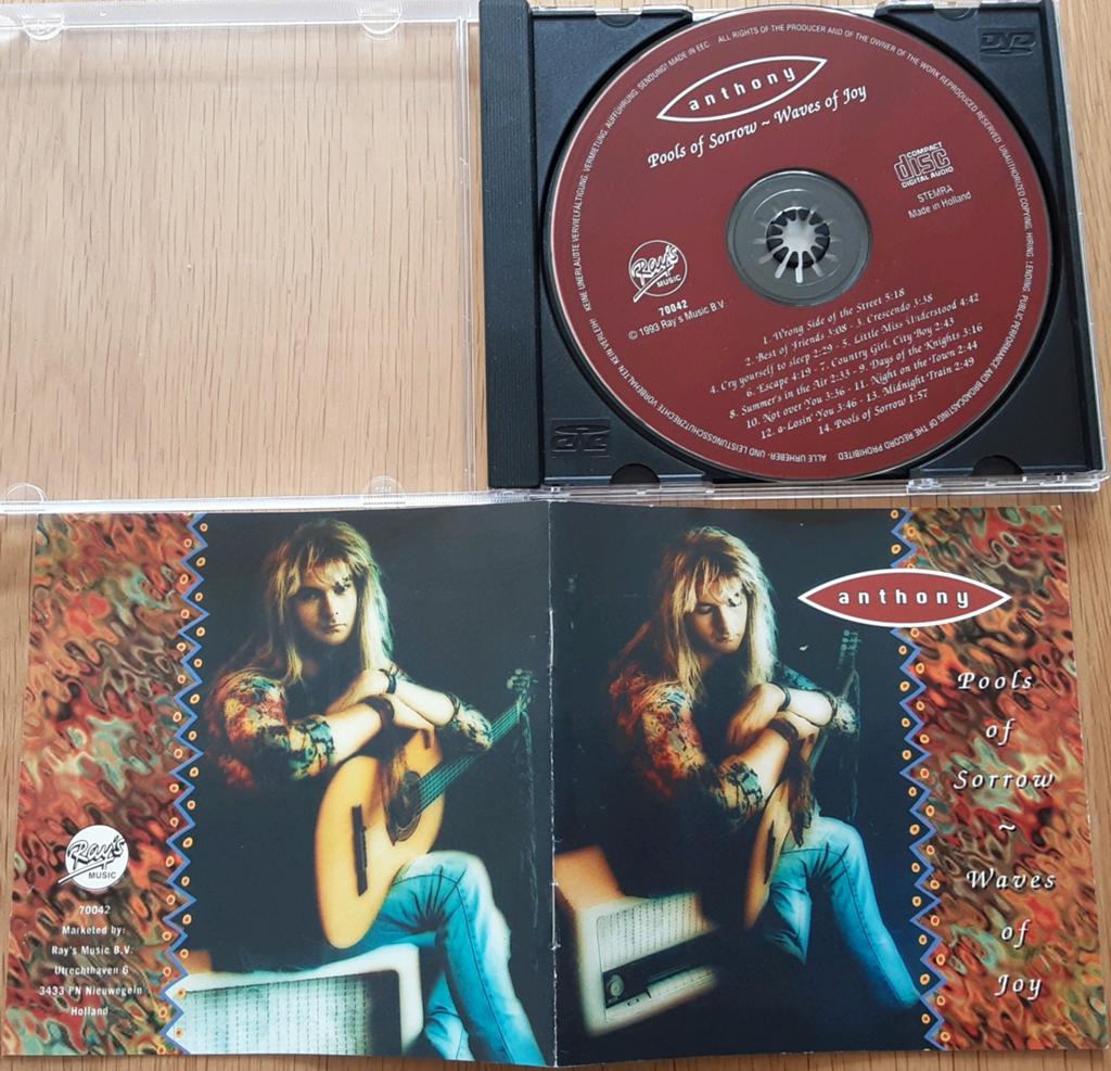 CD 'Pools of Sorrow - waves of Joy' van Anthony, Ayreon, Ophalen of Verzenden, 1990 - 1999, Gebruikt