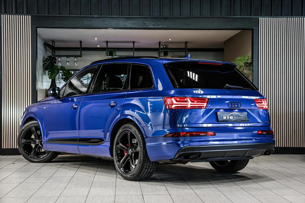 Audi Q7 3.0 TFSI quattro S-Line|B&O|HUD|Trekh.|Virtual|Nacht, Auto's, Audi, Gebruikt, Euro 6, 2995 cc, Met garantie (alle)