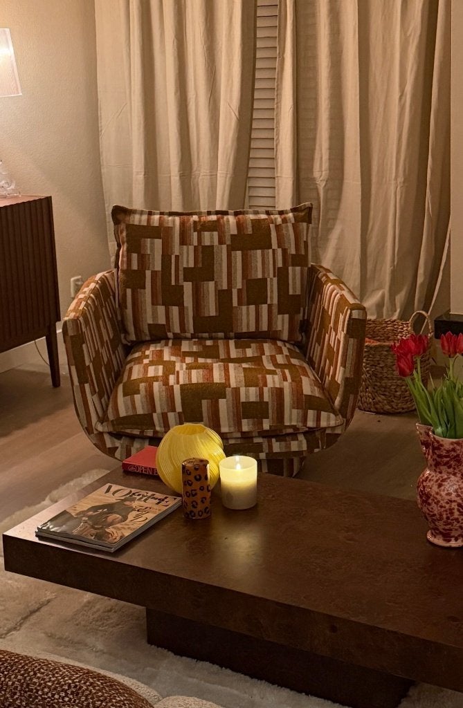 Loods 5 Fauteuil Jules retro brown, Ophalen, Nieuw, 75 tot 100 cm, 75 tot 100 cm