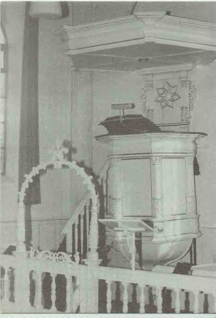 Brantgum Nederlands Hervormde kerk interieur Preekstoel, Verzenden, 1960 tot 1980, Ongelopen, Gebouw