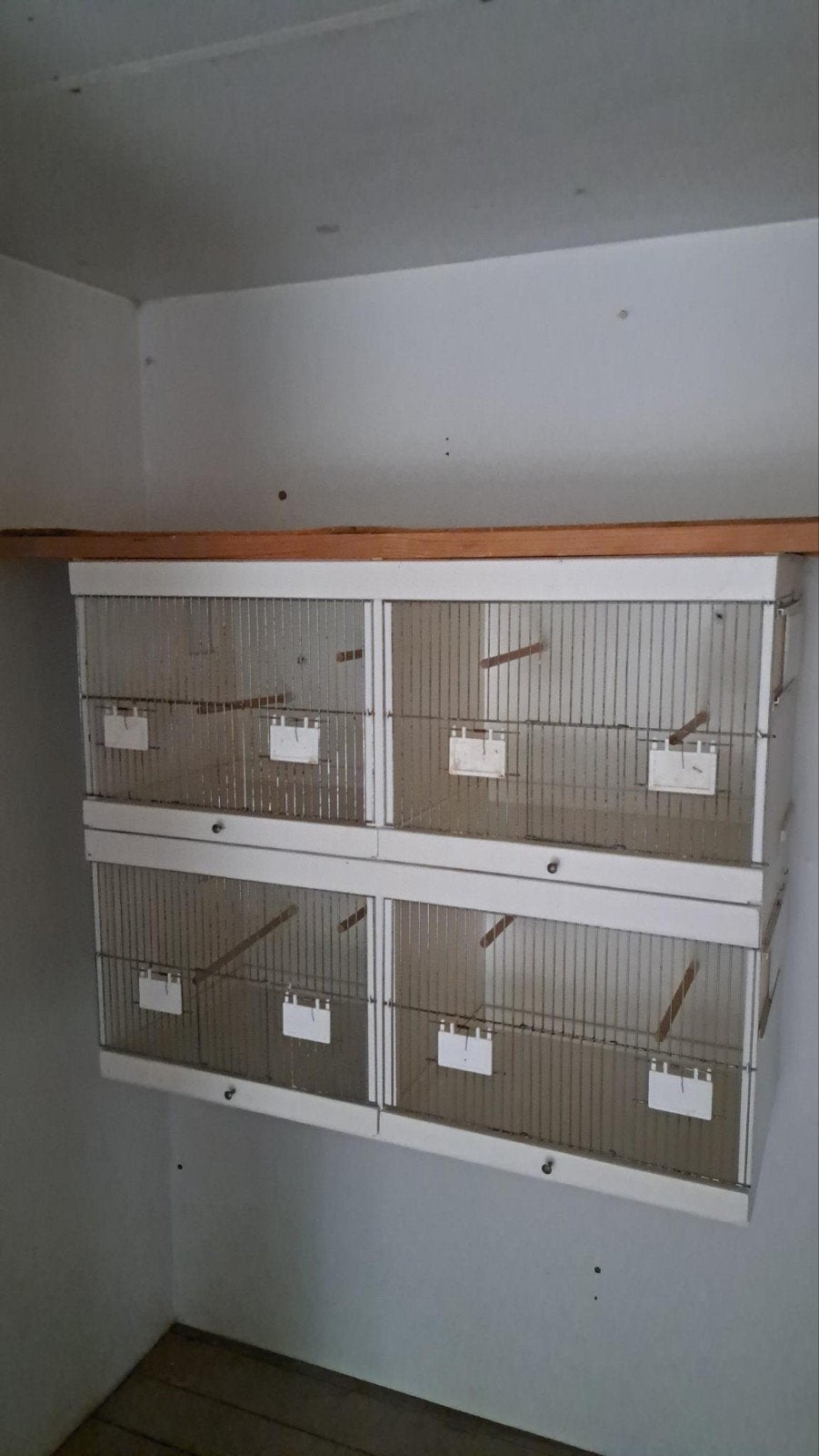 gratis af te halen; onderdelen volière, Ophalen of Verzenden, Gebruikt, Hout, Volière