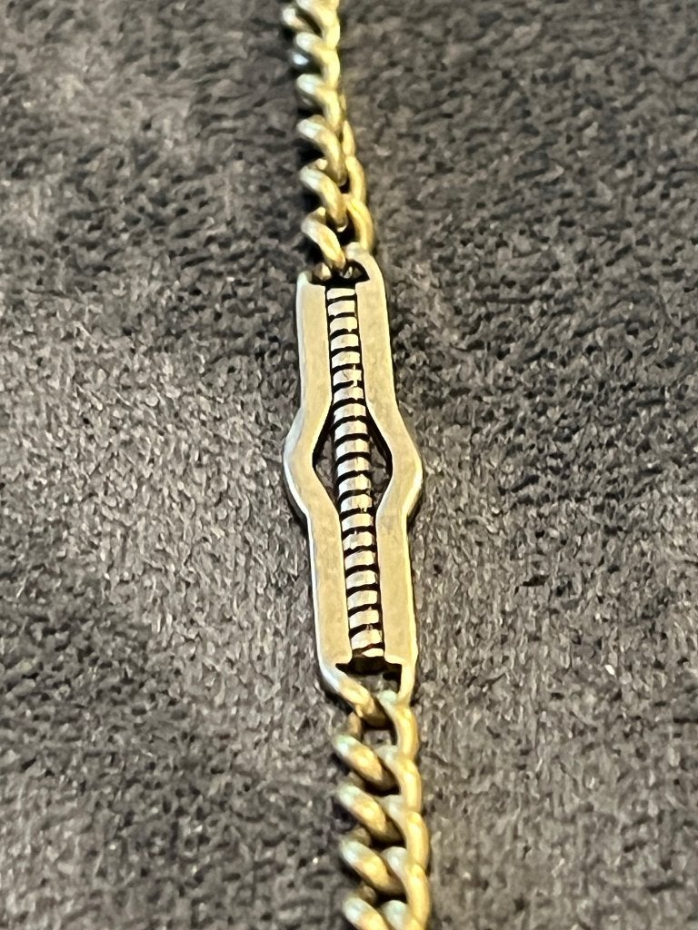 Zakhorlogeketting Nikkel Lengte 42cm Breedte 5mm, Sieraden, Tassen en Uiterlijk, Ophalen of Verzenden, Overige materialen, Overige typen