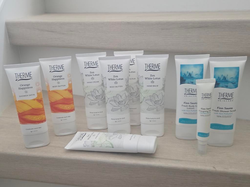 Therme: Finn Sauna, Orange Happiness & Zen Lotus, Sieraden, Tassen en Uiterlijk, Uiterlijk | Gezichtsverzorging, Nieuw, Gehele gezicht