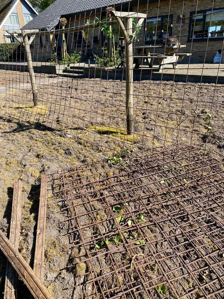 Betonmatten, Ophalen, Gebruikt