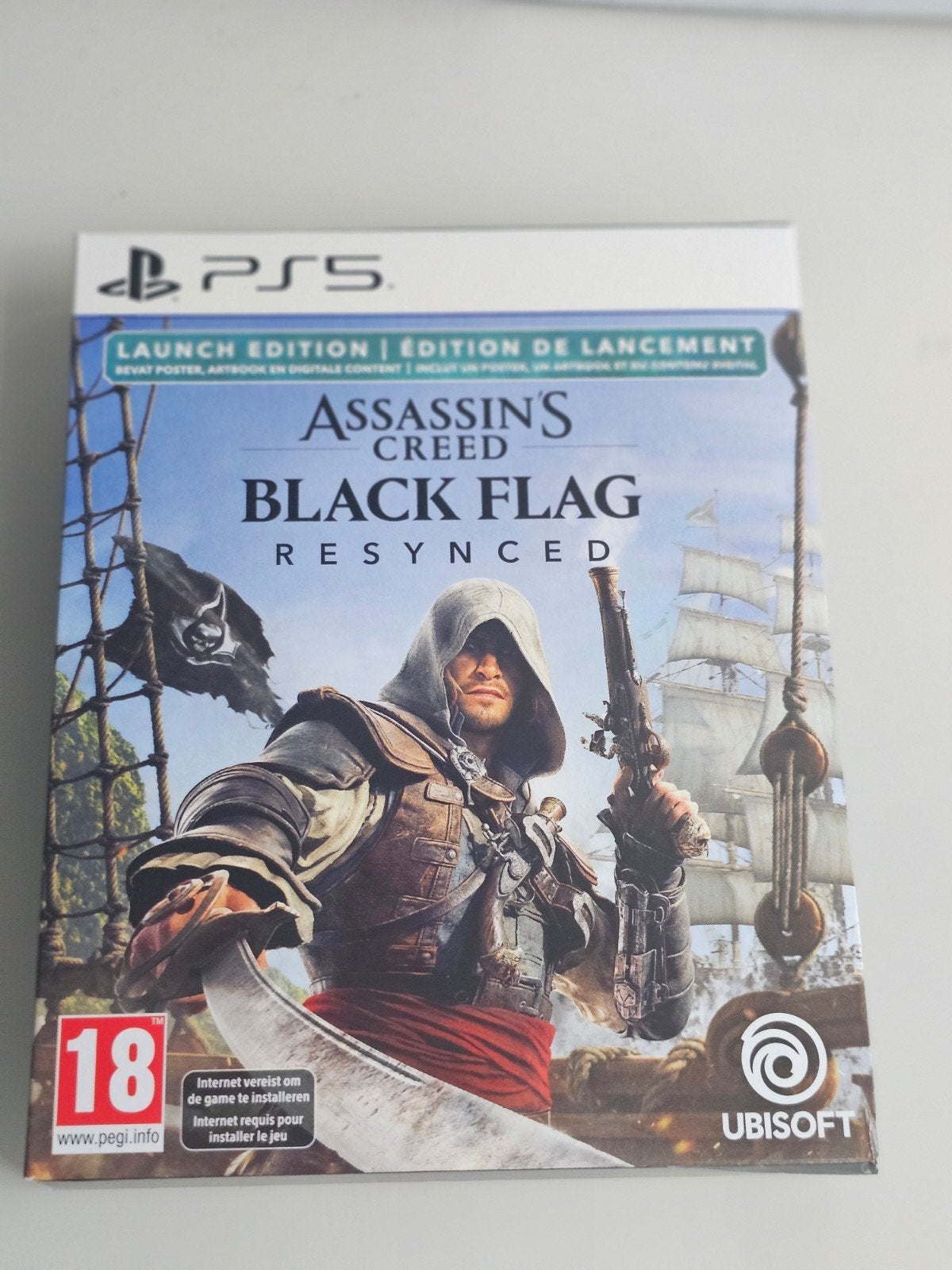 Assassin's Creed Black Flag Resynced PS5 Launch Edition, Avontuur en Actie, Online, Vanaf 18 jaar, 1 speler