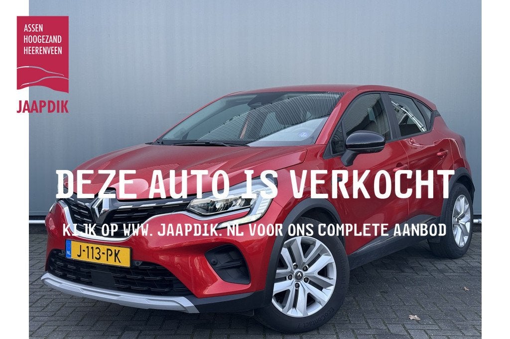 Renault Captur BJR 2020 1.0 TCe 101 PK Zen CAMERA | TREKHAAK, Auto's, Renault, Bedrijf, Te koop, Captur, ABS, Airbags, Airconditioning