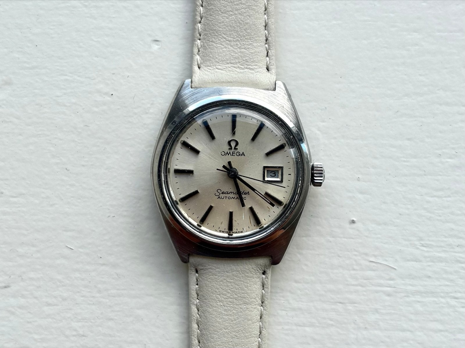 Omega Seamaster Automatic Dames Horloge, Overige merken, Staal, Polshorloge, Ophalen of Verzenden
