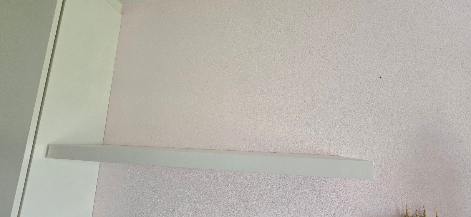 3x IKEA witte wandplanken (2x 110cm, 1x 60cm), Ophalen, Gebruikt