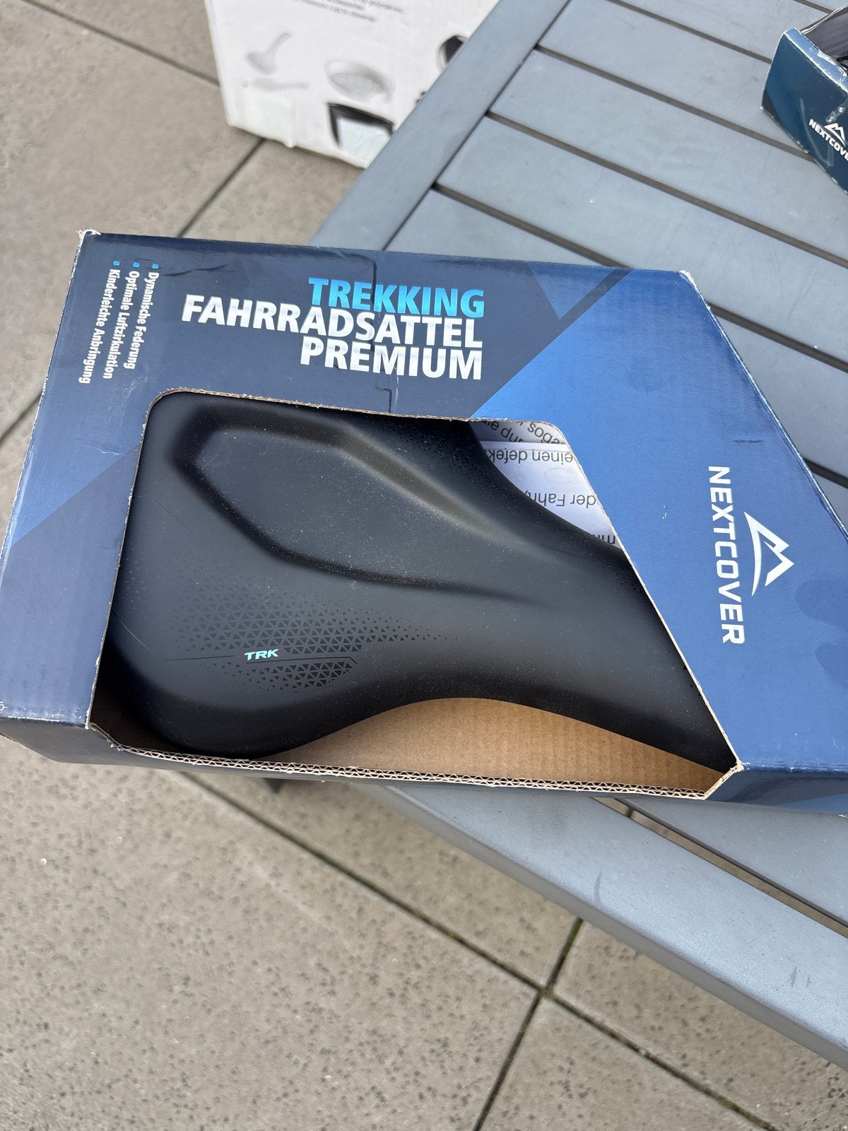Nextcover Trekking Fietszadel Premium, Ophalen of Verzenden, Nieuw, Kunststof, Zadel