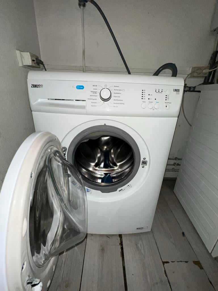 Zanussi Lindo 100 wasmachine, Witgoed en Apparatuur, Ophalen, 6 tot 8 kg, Voorlader, Kort programma