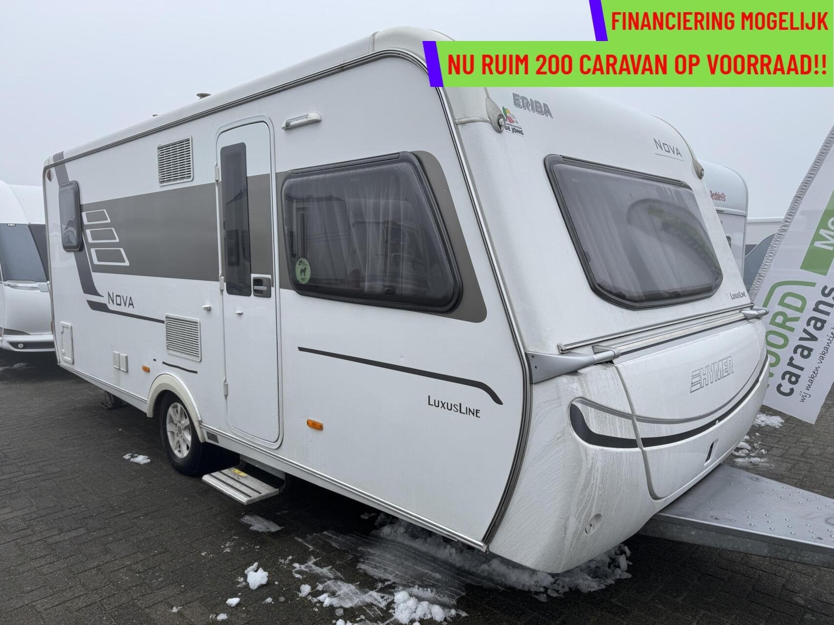 Eriba HYMER NOVA LUXE LINE 545 FRANSBED, RONDZIT, DOUCHE, Rondzit, 7 tot 8 meter, Bedrijf, Douche