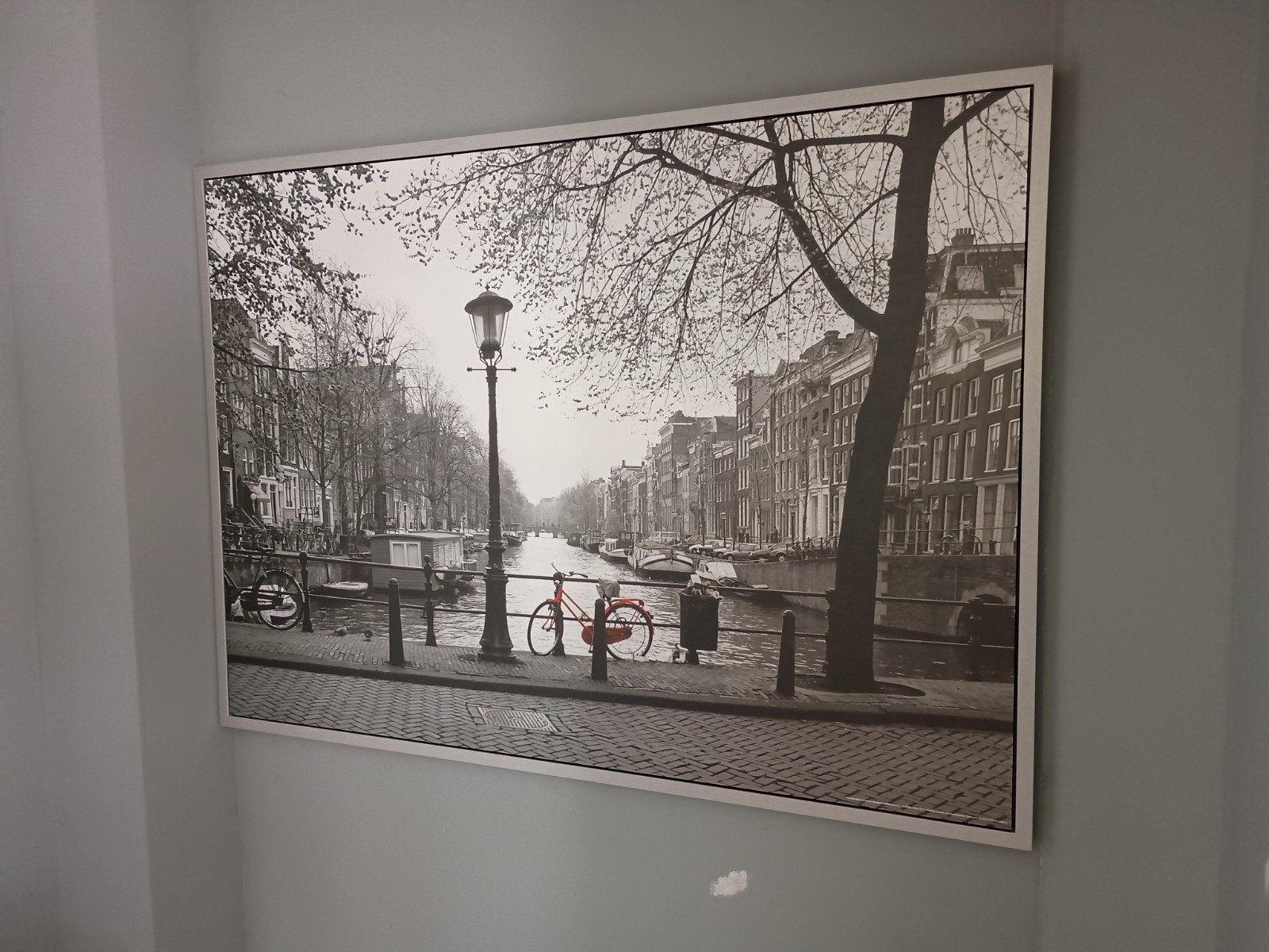 canvas foto IKEA 140x90, Ophalen, Zo goed als nieuw, 125 cm of meer, Foto of Poster