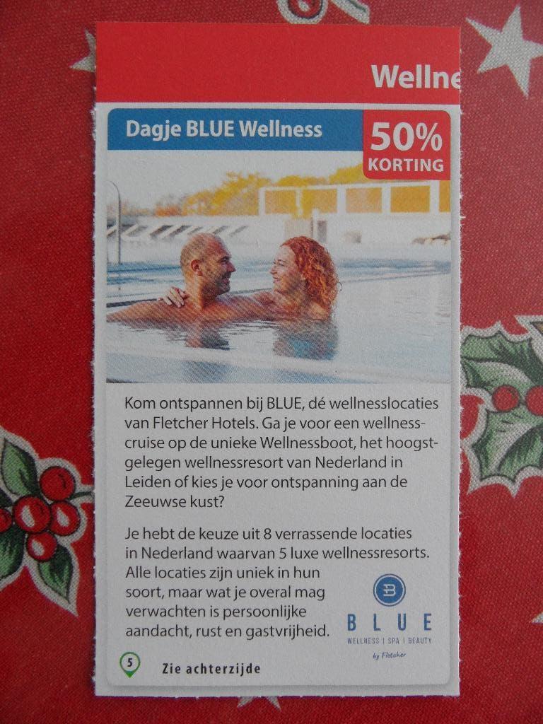 Blue Wellness kortingsbon, Twee personen, Kortingsbon, Spa of Sauna