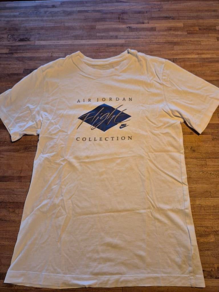 Nike Air Jordan Flight Collection T-shirt - Maat XS, Wit, Ophalen of Verzenden, Gedragen, Nike Air Jordan