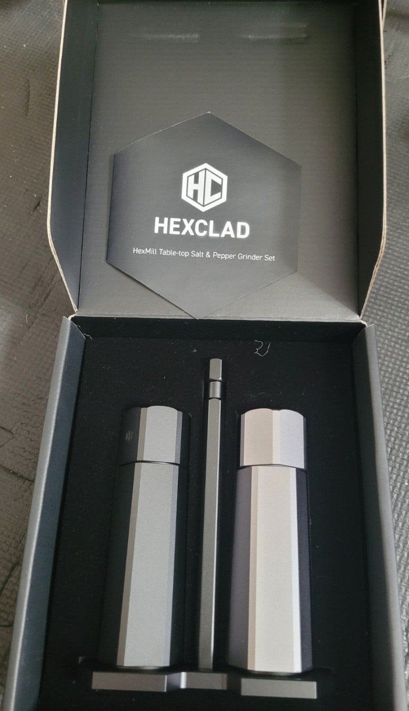 HexMill Zout- en Pepermolen Set - Nieuw en Ongebruikt, Overige typen, Ophalen of Verzenden, Metaal, Overige merken
